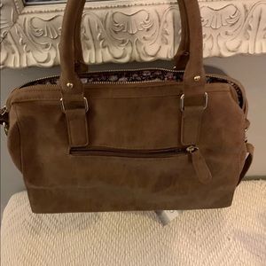 Brand new brown suede purse with tassels